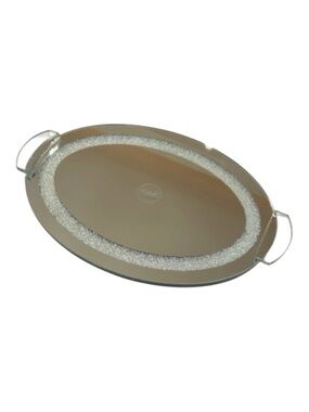 Vidali collection Elegant Silver Mirrored Tray